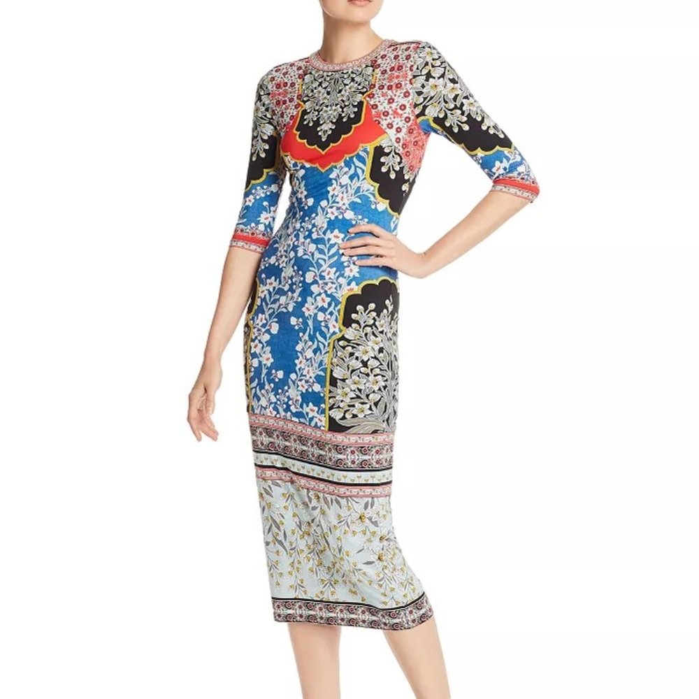 Alice+Olivia Midi Floral Dress